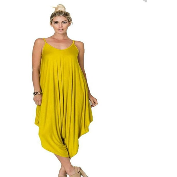 GAGA Womens Harem V Neck Summer Romper One Piece Jumpsuit GAGA Womens Harem V Neck Summer Romper One Piece Jumpsuit